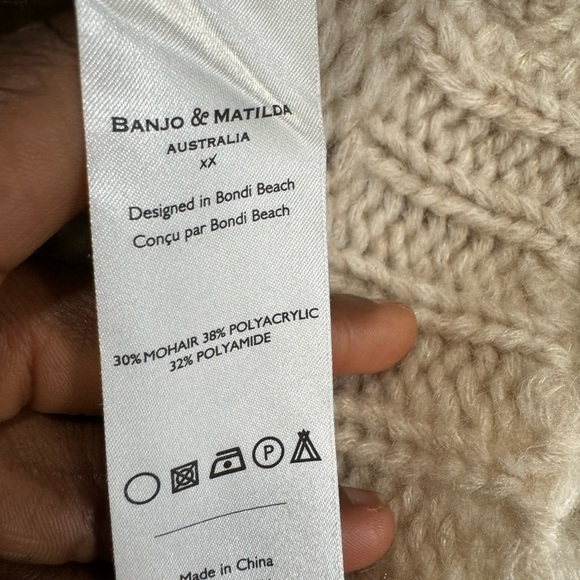 Banjo & Matilda Australia Open Knit Sweater Size XS - Picture 8 of 10